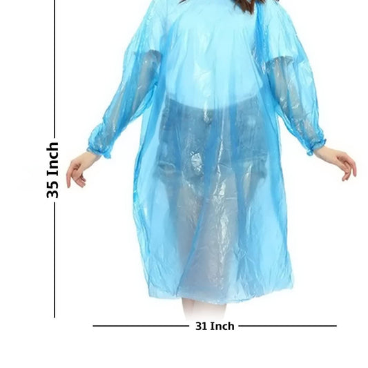Pocket RainCoat Set – 5 Reusables (Multicolor)