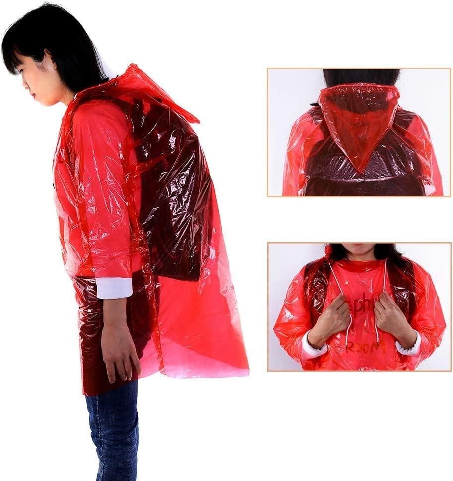 Pocket RainCoat Set – 5 Reusables (Multicolor)
